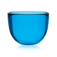 David Mellor coloured glass medium bowl aqua blue 13cm