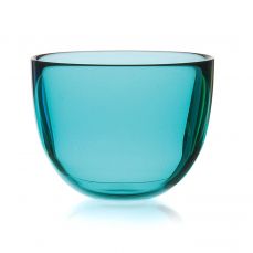 David Mellor coloured glass medium bowl sea green 13cm