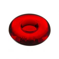 David Mellor pebble candleholder red