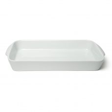 French porcelain large oblong baking/serving dish 34cm