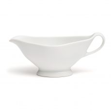 French Porcelain sauce boat with handle 30cl
