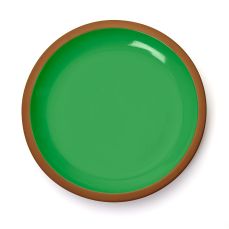 Giotto green side plate 20.5cm
