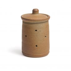 John Leach garlic pot