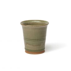 Nick Membery green glaze beaker 23cl
