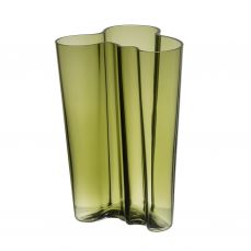 Aalto tall vase moss green 25cm