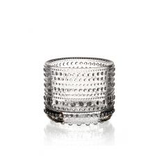 Kastehelmi clear candleholder 6.5cm