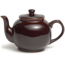 Traditional round Rockingham gloss teapot 10 cup / 1.5 lt