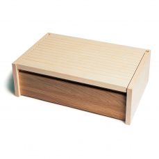 Side by Side wooden bread box
