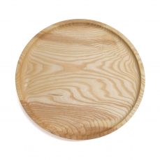 Dave Regester hand-turned ash platter 30cm