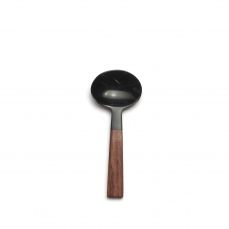 Buffalo horn oval spoon 8cm