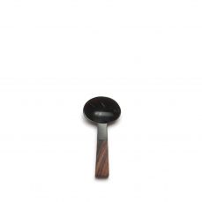 Buffalo horn oval salt scoop 6cm