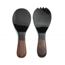 Buffalo horn salad servers 22.5cm