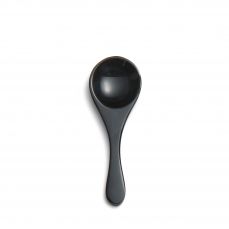 Buffalo horn black salt spoon 6cm