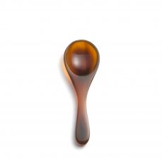 Buffalo horn flame salt spoon  6cm