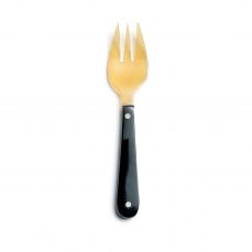 Buffalo horn black/natural chunky fork 12cm