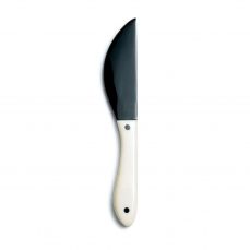 Buffalo horn/white bone butter knife 12cm