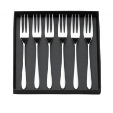 Pride silver plate cake fork, box of 6