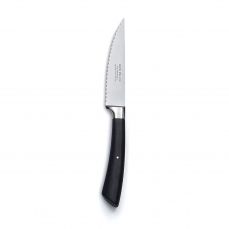 David Mellor black handle serrated vegetable knife 12cm