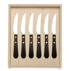 David Mellor Provençal black steak knife set