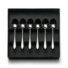 Pride stainless steel coffee spoons, box of 6