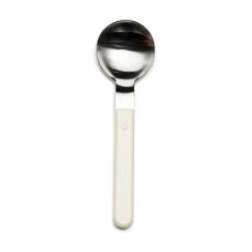 Pavilion white serving spoon