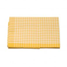 Swiss yellow check kitchen towel