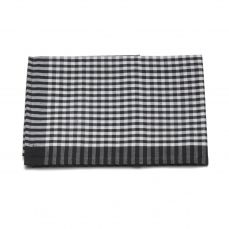 Swiss black check kitchen towel