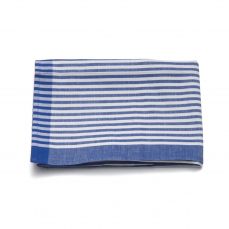 Swiss blue stripe kitchen towel