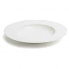 David Mellor fine bone china rimmed pasta plate 30cm