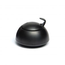 TAC black lidded sugar bowl 20cl