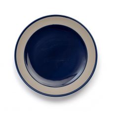 David Mellor blue stoneware plate 20cm 