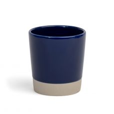 David Mellor blue stoneware beaker 25cl 