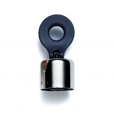 Flip top bottle stopper