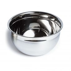 Deep stainless steel mixing bowl 27cm