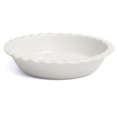 Crinkle-crust round pie dish 26cm
