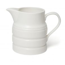 Extra large white china churn jug 1.4lt