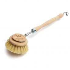 Pot brush with handle