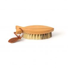 Fish-shape vegetable brush