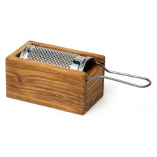 Nutmeg grater with olivewood box