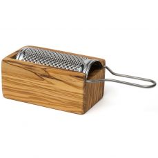 Parmesan grater with olivewood box