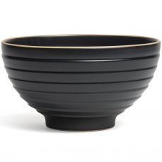 Montefeltro Ziggurat black bowl 29cm