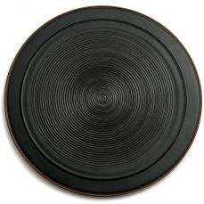 Montefeltro black cheese/serving platter 32cm