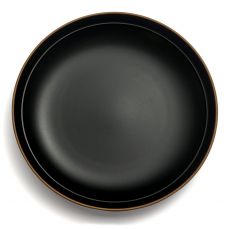 Montefeltro black pasta bowl/serving dish 30.5cm