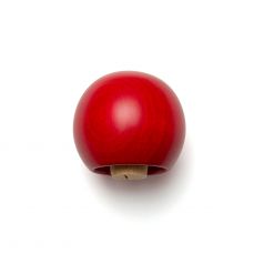 Domed red bottle stopper