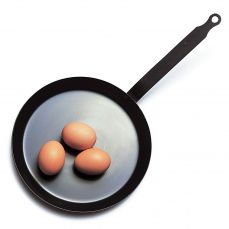 Blue steel crêpe pan 24cm