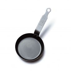 Blue steel blini pan 12cm