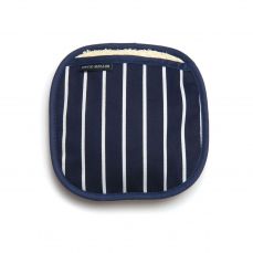 David Mellor butchers stripe pot holder