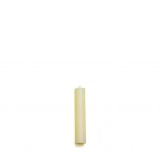 Ivory church candle, 15cm height with 3cm base