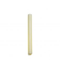 Ivory church candle, 30cm height with 3cm base