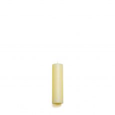 Ivory church candle, 15cm height with 4.5cm base